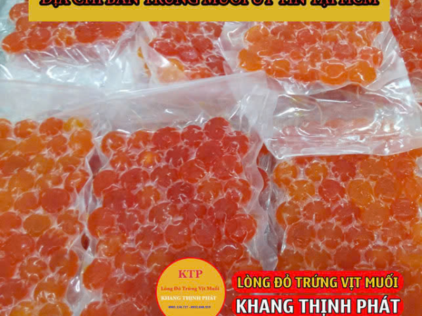 Cung cấp lòng đỏ trứng muối, trứng bắc thảo ở quận 2 TPHCM