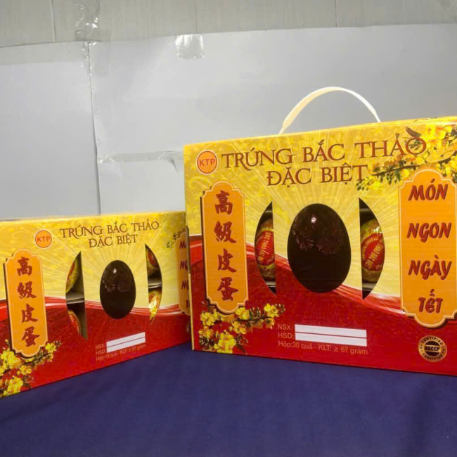 Hộp trứng bắc thảo 