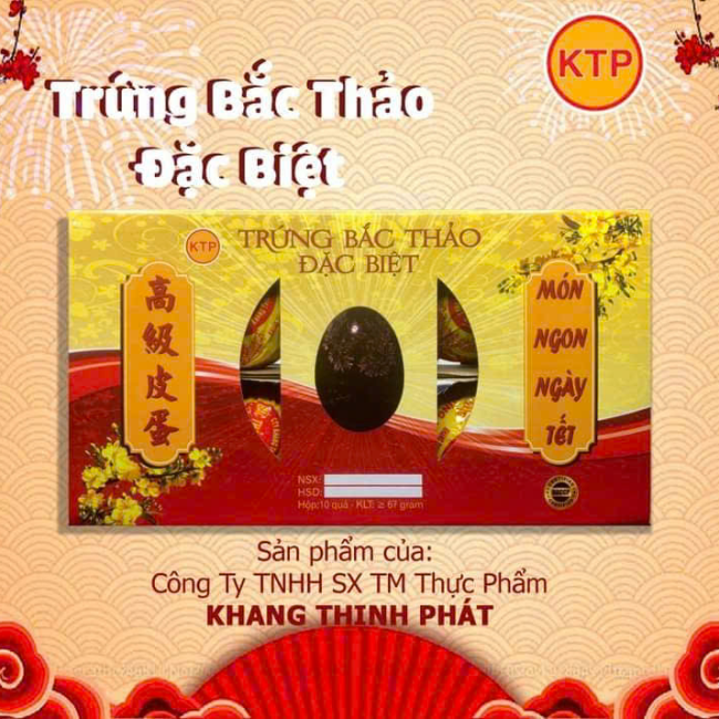 Trứng bắc thảo đặt biệt 