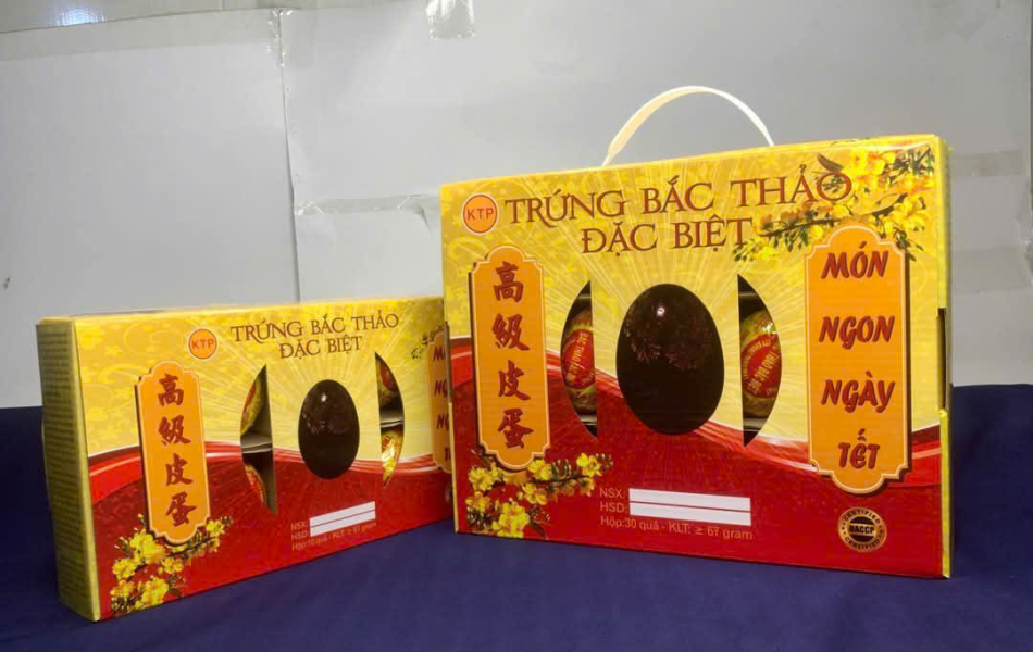 Hộp trứng bắc thảo 