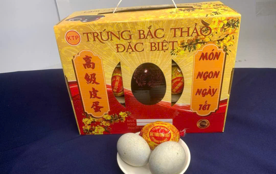Hộp trứng bắc thảo 