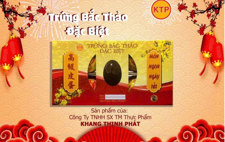 Trứng bắc thảo đặt biệt 