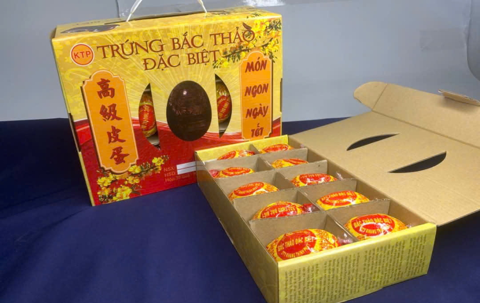 Hộp trứng bắc thảo 